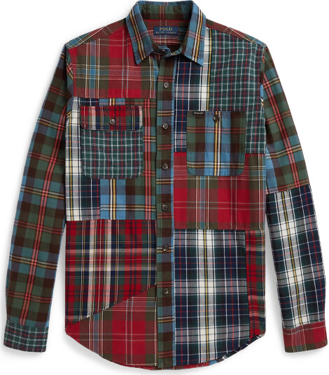 Polo Ralph Lauren Classic Fit Patchwork Plaid Oxford Shirt Multi/patterned XXL