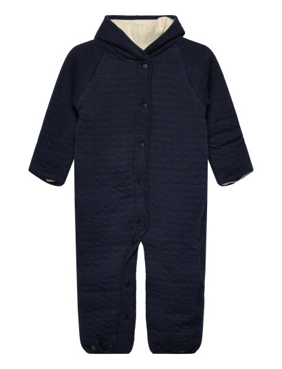 Copenhagen Colors Quilted Reversible Jumpsuit And Sleeping Bag Navy 80