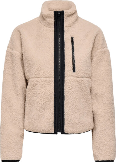 Only Play Onpell Hn Fz Short Sherpa Jck   Beige   XS