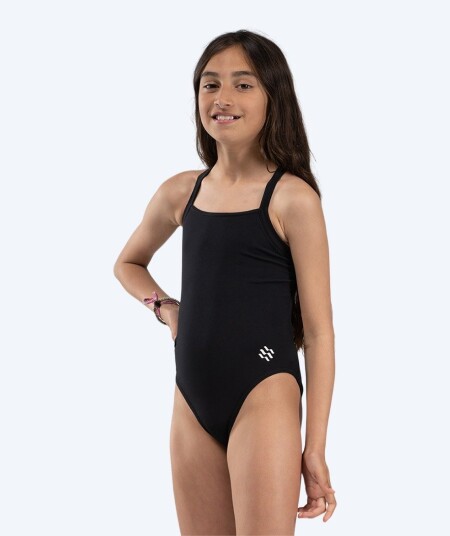 Watery badedrakt for jenter - Freestyler Solid - Svart Watery badedrakt for jenter - Freestyler Solid - Svart