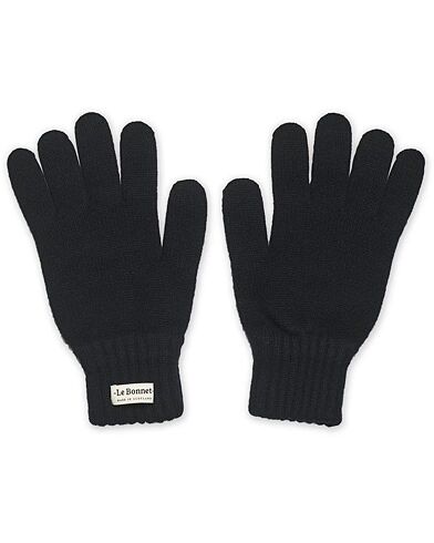 Le Bonnet Merino Wool Gloves Midnight