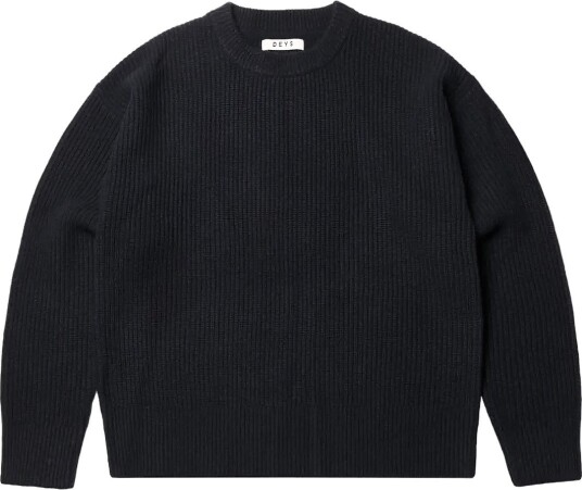 DEYS Montebello Wool Crewneck   BLACK   M