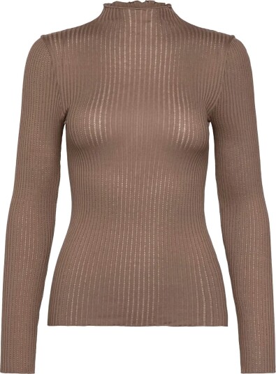 Rosemunde | Rwbelize Silk Ls T Neck T Shirt | L