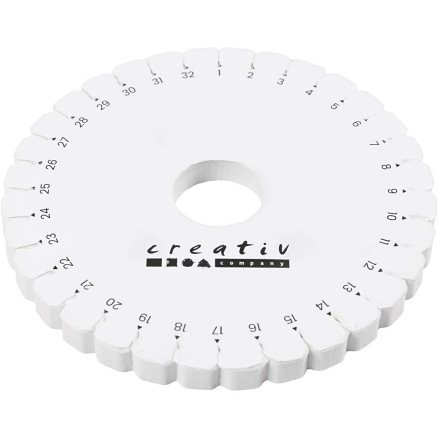 Diverse Kumihimo knyttneveplate diam 12 cm 1 stk