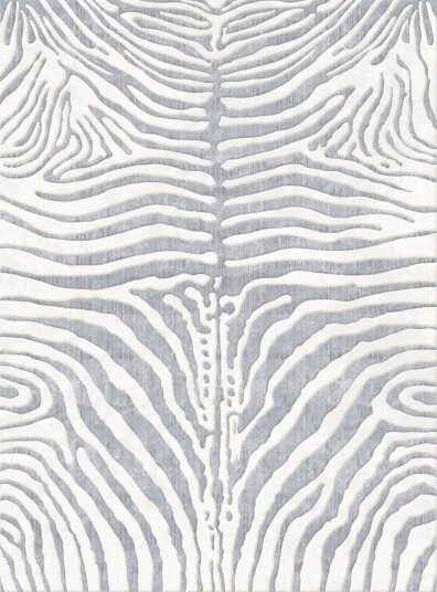 Wilton teppe Zebra grå/hvit Størrelse: 200 x 280 cm