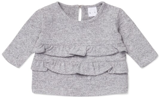 Luca &  Lola Asia Genser Baby Grey Melange 68