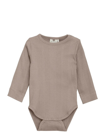 En Fant Body Ls Rib - Beige - 92 En Fant Body Ls Rib - Beige - 92