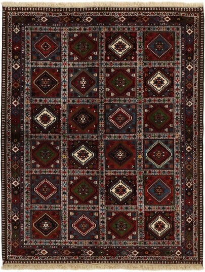 Håndknyttet. Opphav: Persia Yalameh Teppe 152x195