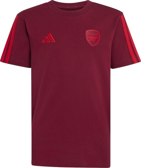 Adidas Performance Afc Kids Tee Burgundy 140