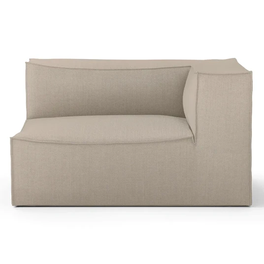 Ferm Living Catena Sofa Armrest Right L401   Hot Madison   Sand