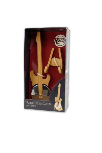 Winkee Pizza Cutter Guitar Pizza Cutter with Stand Winkee Pizza Cutter Guitar Pizza Cutter with Stand