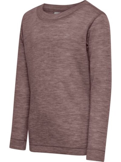 Hummel Jr ull ribb trøye - twilight mauve Hummel Jr ull ribb trøye - twilight mauve