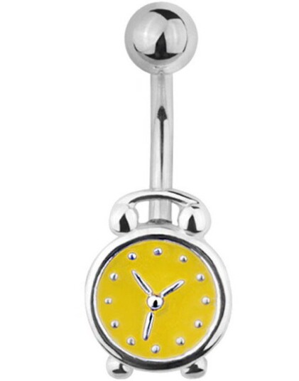Time Is Up Navlepiercing Gul