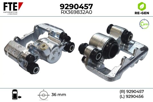 FTE 9290457 Bremsecaliper FTE 9290457 Bremsecaliper
