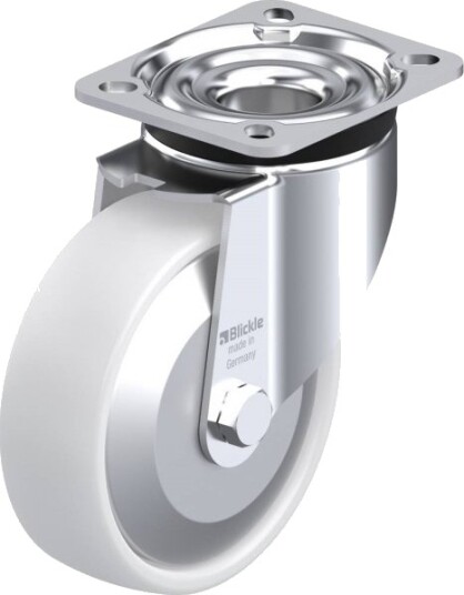 Blickle 296665 Lk-Po 125R-1-Fa Hjul, Hjuldiameter 125 Mm, Bæreevne (Maks.) 300 Kg, 1 Stk
