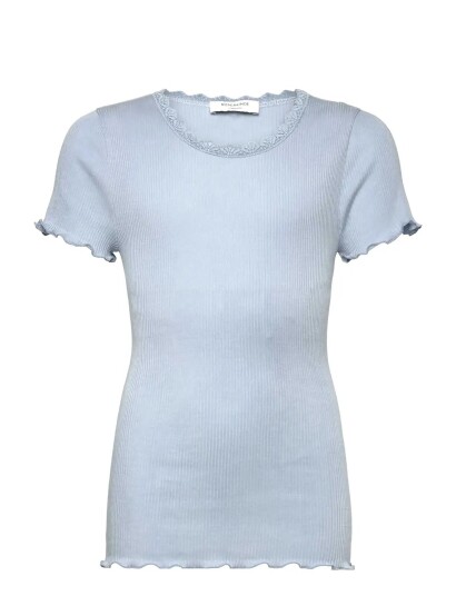 Rosemunde Kids Rkbalta Modal Ss Lace T Shirt Blue 164