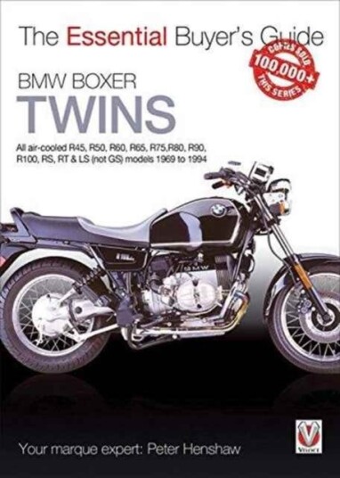 BMW Boxer Twins  All aircooled R45, R50, R60, R65, R75, R80, R90, R100, RS, RT & LS (Not GS) models 1969 to 1994