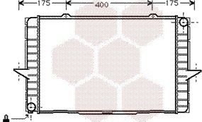 VAN WEZEL 59002063 Radiator motorkjøling