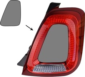 VAN WEZEL 1614934 Baklykt
