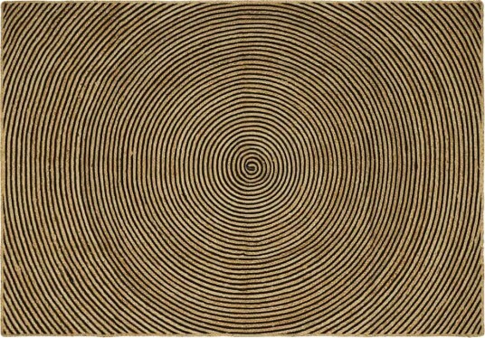 Områdetepper Svart 240 x 340 cm Jute