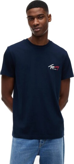 Tommy Jeans Tjm Slim Sign Chest Ss Tee Ext Navy XL Tommy Jeans Tjm Slim Sign Chest Ss Tee Ext Navy XL