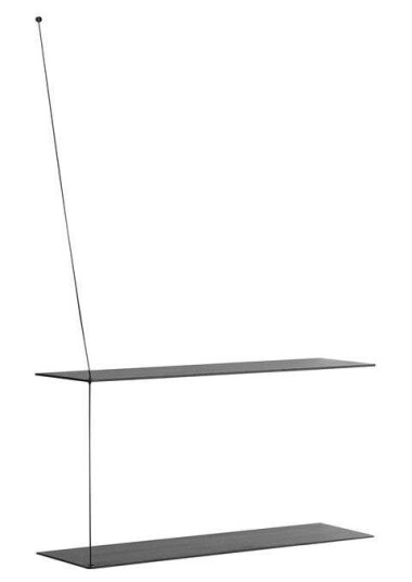 Woud Stedge hylle 80 cm Svartmalt ask Woud Stedge hylle 80 cm Svartmalt ask