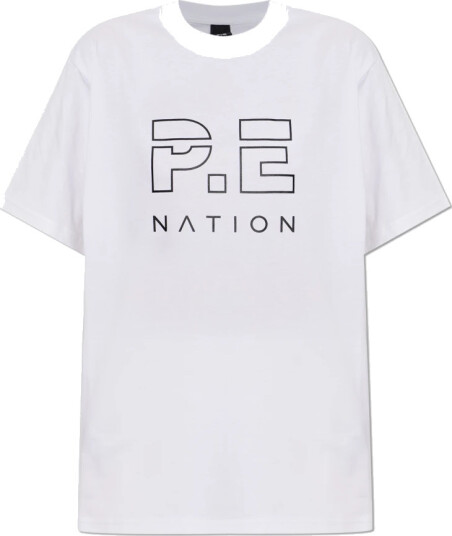 P.E Nation Dame Topper Hvit M,