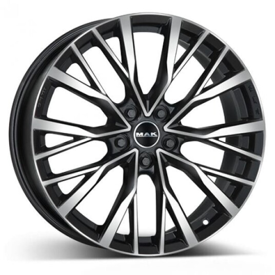 Mak Kent Black Polished 9x22 5x108 ET35 B70.6