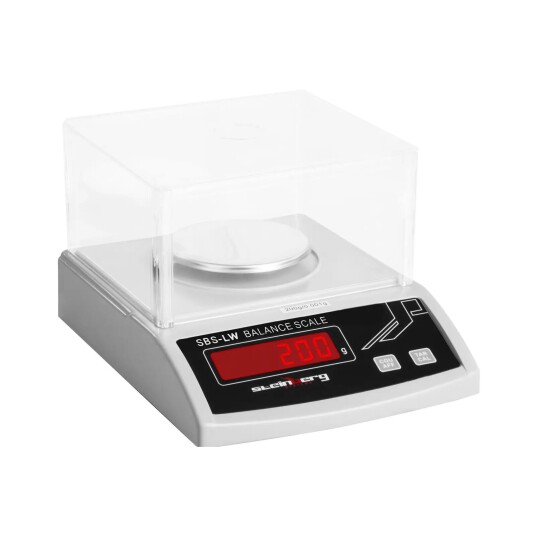 Steinberg Systems Presisjonsvekt 200 g / 1 mg Hvit 10030338 Steinberg Systems Presisjonsvekt 200 g / 1 mg Hvit 10030338