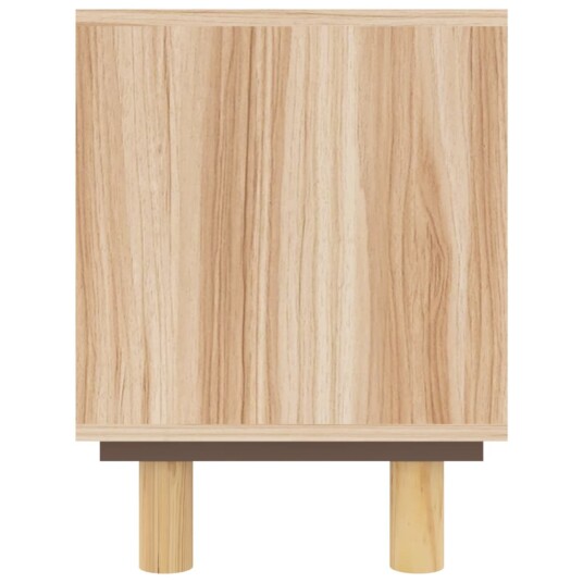 vidaXL TV-benk brun 80x30x40 cm heltre furu og naturrotting vidaXL TV-benk brun 80x30x40 cm heltre furu og naturrotting