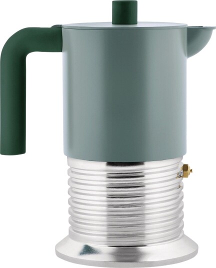 Alessi Vite mokkakanne, 6 kopper, grønn