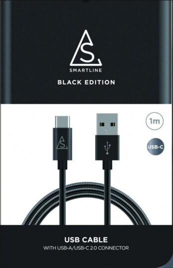 Bluelounge Usb-A Usb-C Usb-Kabel 1 M Svart 613361