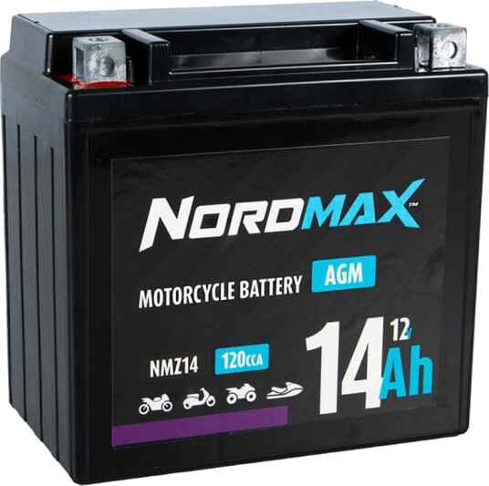 Nordmax 12v 14ah Nordmax (AGM) Batteri 151x87x146 Nordmax 12v 14ah Nordmax (AGM) Batteri 151x87x146