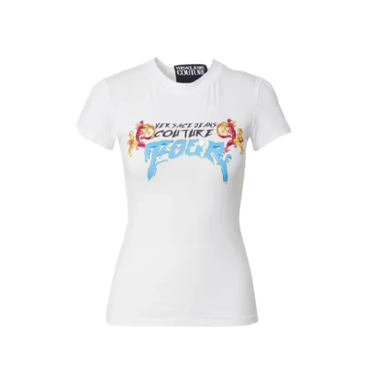 Versace Jeans Couture Dame Topper Hvit XS Versace Jeans Couture Dame Topper Hvit XS