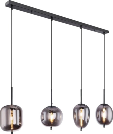 Hengelampe Globo Blacky 15345 4 Til Spisestue
