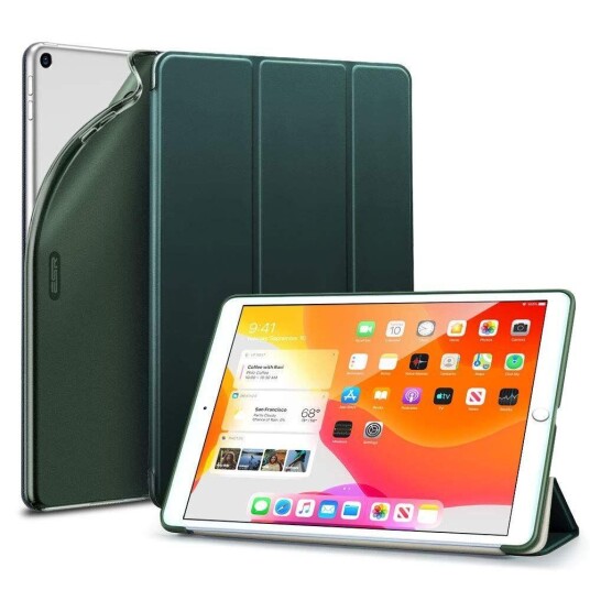 ESR iPad 10.2" (2021 / 2020 / 2019) ESR Rebound Deksel - Mørkegrønn ESR iPad 10.2" (2021 / 2020 / 2019) ESR Rebound Deksel - Mørkegrønn