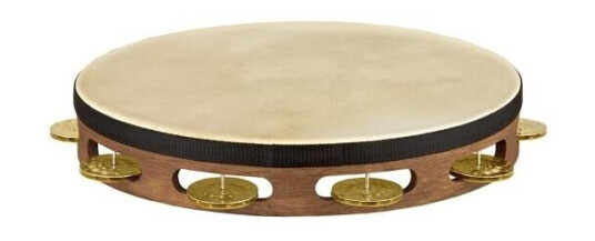Meinl Tah-1v-Wb Vintage Wood Tamburin M/skinn, Enkel M