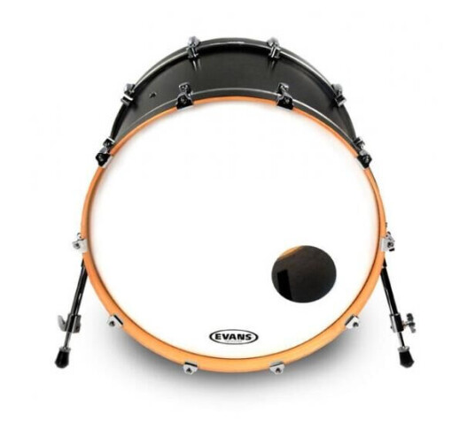 Evans Bd26rsw 26 Eq3 Reson. Sm.Hvit Basstrommeskinn