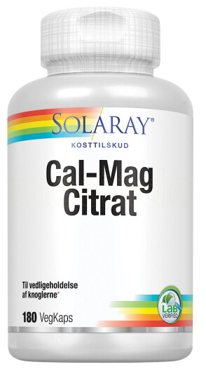 Solaray Calcium Magnesium Citrat 180 Kapslar Solaray Calcium Magnesium Citrat 180 Kapslar