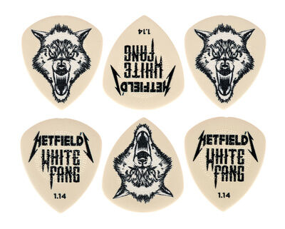 Dunlop Hetfield's Hvit Pick 1,14