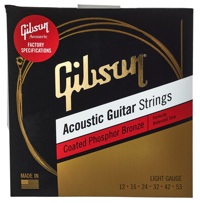 Gibson Coated Phosphor Bronze Light Gibson Coated Phosphor Bronze Light