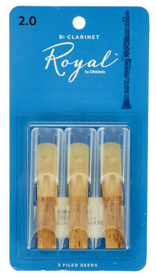DAddario Woodwinds Royal Bb- Clar 2.0 - 3-Pack