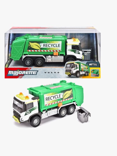 Majorette Volvo Fmx Truck Garbage Collector - Green - ONE SIZE