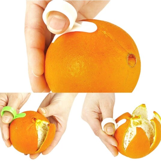 Generic 4-Pak Appelsinskreller / Fruktskreller Skrell Appelsin