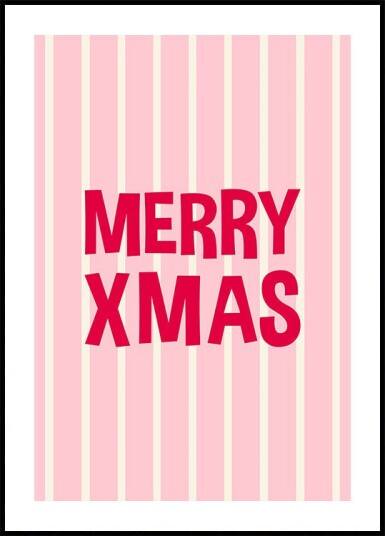 Merry Xmas Plakat Plakat / 50x70cm