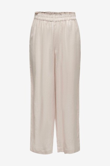 Only - Bukser onlTokyo HW Linen Blend St Pant - Beige
