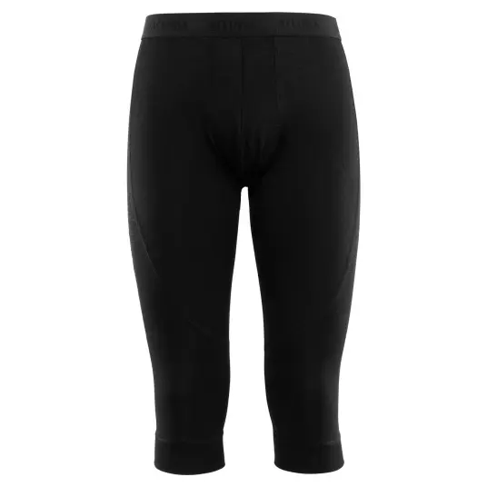 Aclima Warmwool 3/4 Longs Man Herre, 123 Jet Black, L