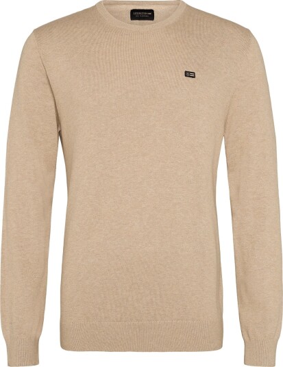 Lexington Clothing Cotton Crew Knitted Sweater Beige XL Lexington Clothing Cotton Crew Knitted Sweater Beige XL