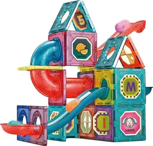 Toi-Toys Magnetisk Kulebanesett 3+ År 78 Deler