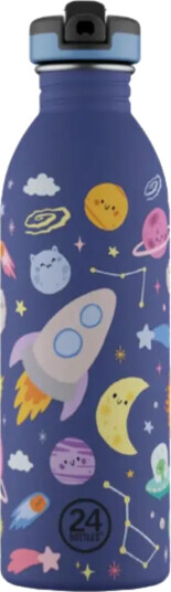 24Bottles Urban Bottle – Space Friends – Blå– 500 ml